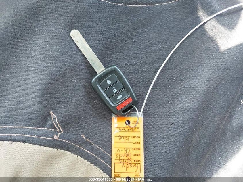 2015 Honda Cr-V Lx VIN: 5J6RM4H30FL021269 Lot: 39641565