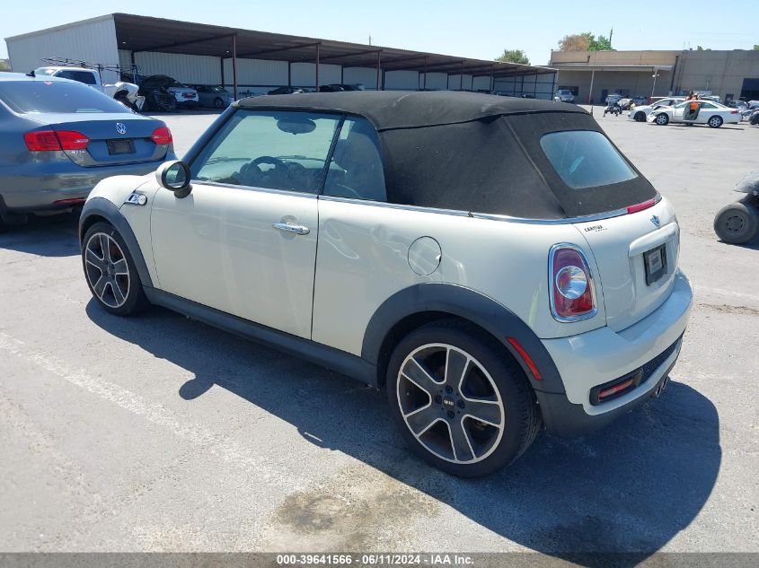 2013 Mini Convertible Cooper S VIN: WMWZP3C55DT705504 Lot: 39641566