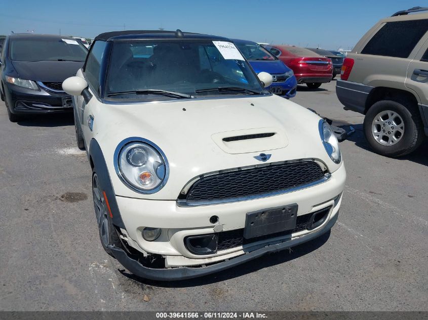 2013 Mini Convertible Cooper S VIN: WMWZP3C55DT705504 Lot: 39641566