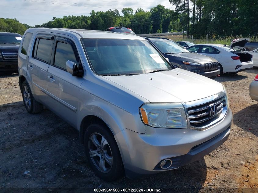 2013 Honda Pilot Ex-L VIN: 5FNYF3H55DB007309 Lot: 39641568