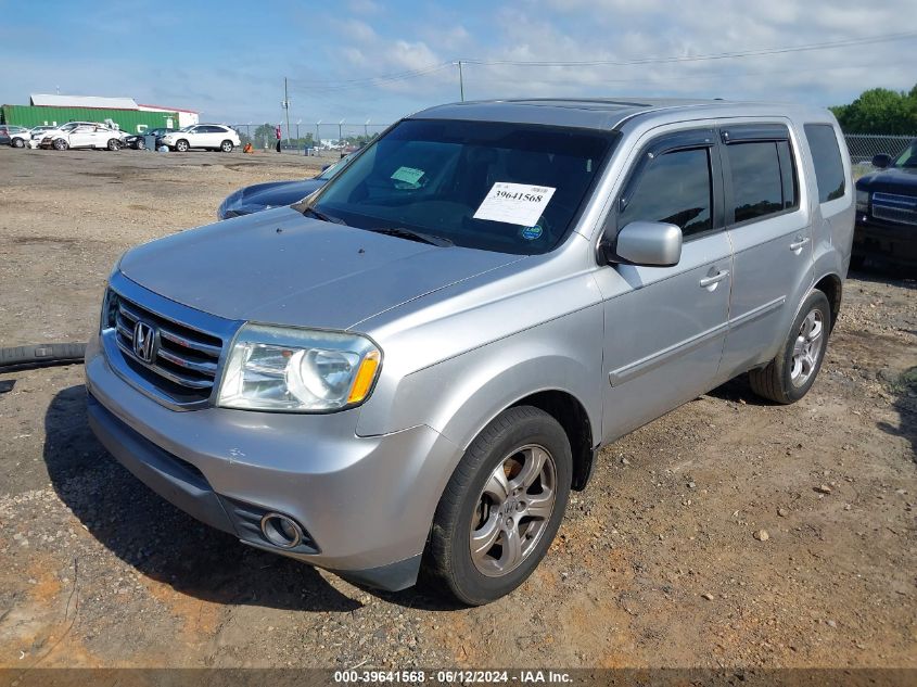 2013 Honda Pilot Ex-L VIN: 5FNYF3H55DB007309 Lot: 39641568