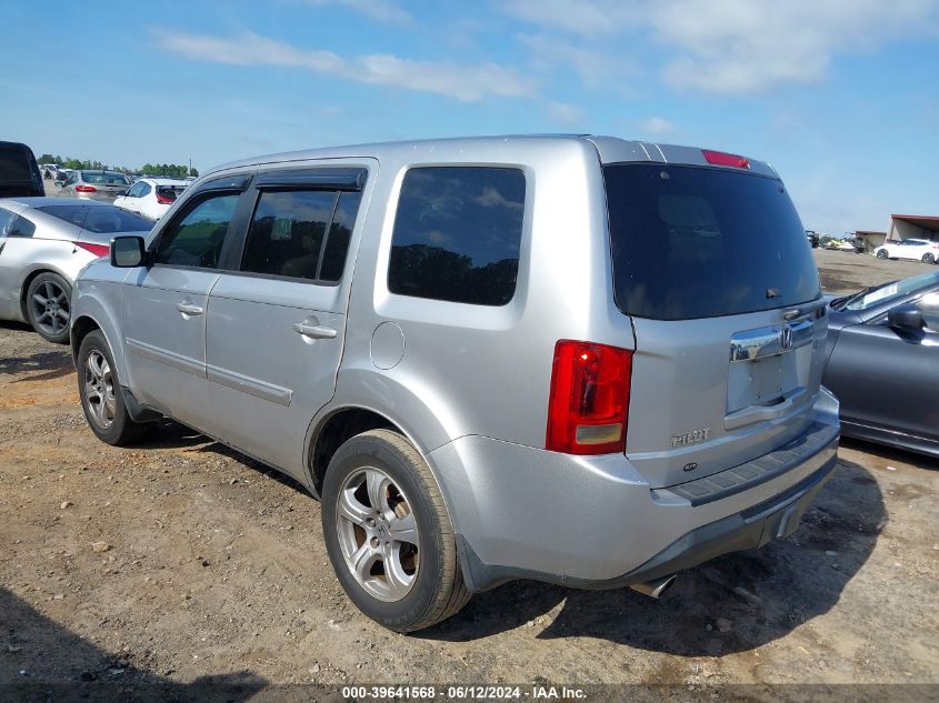 2013 Honda Pilot Ex-L VIN: 5FNYF3H55DB007309 Lot: 39641568