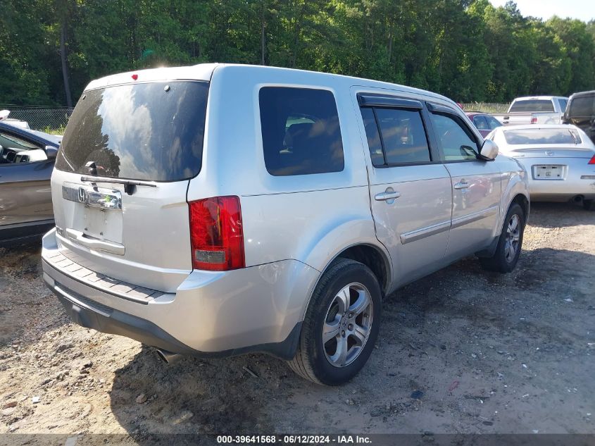 2013 Honda Pilot Ex-L VIN: 5FNYF3H55DB007309 Lot: 39641568