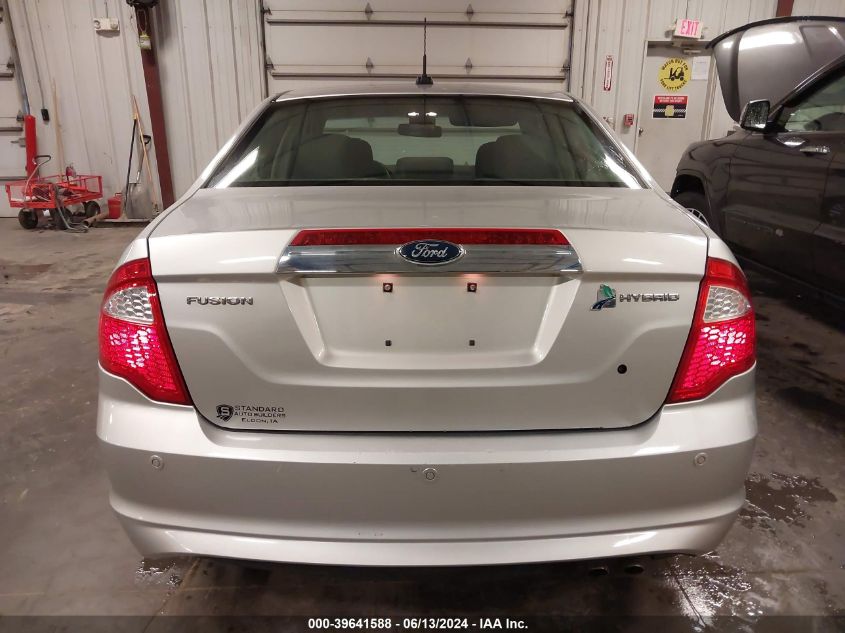 2012 Ford Fusion Hybrid VIN: 3FADP0L36CR216707 Lot: 39641588