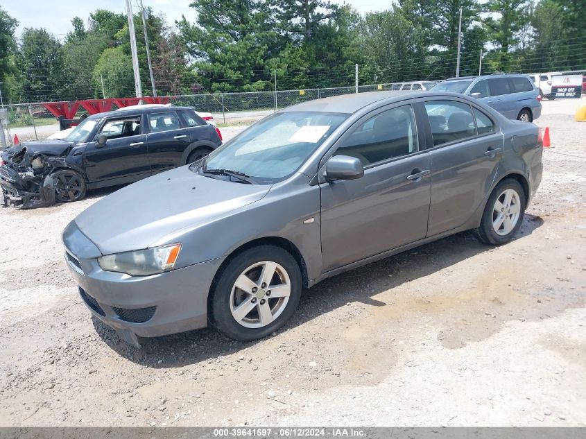 2008 Mitsubishi Lancer De/Es VIN: JA3AU26U98U020152 Lot: 39641597