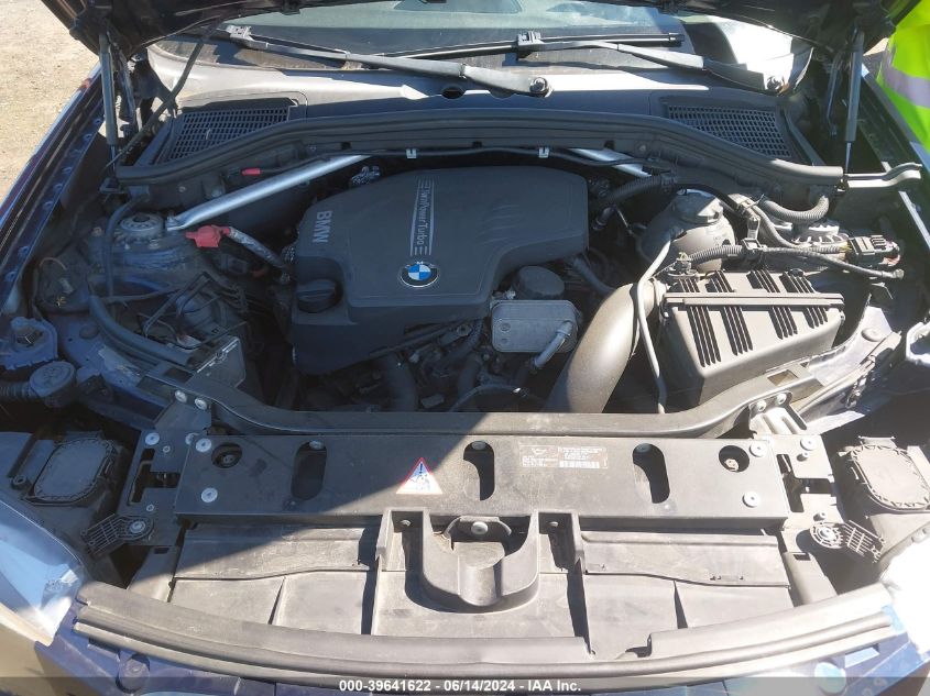 2013 BMW X3 xDrive28I VIN: 5UXWX9C51D0D08447 Lot: 39641622