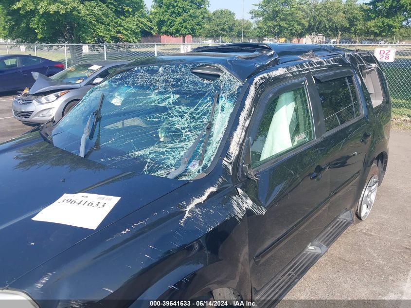 2012 Honda Pilot Ex-L VIN: 5FNYF4H50CB012423 Lot: 39641633