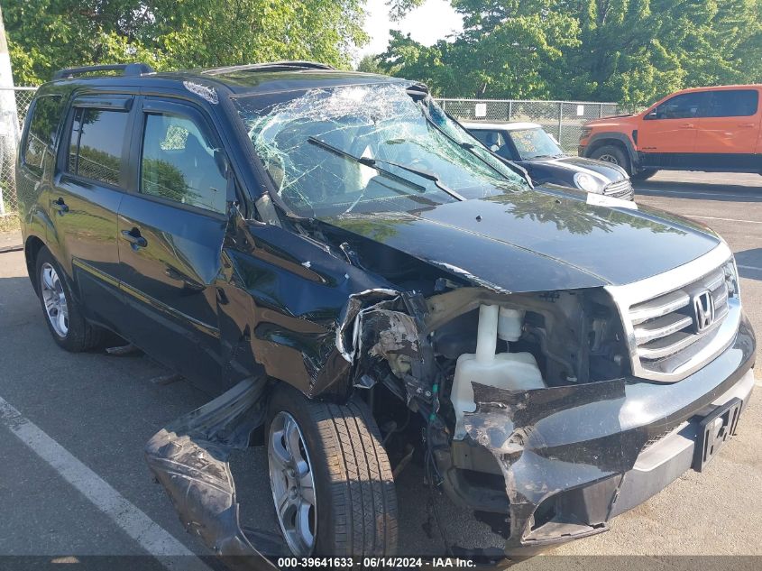 2012 Honda Pilot Ex-L VIN: 5FNYF4H50CB012423 Lot: 39641633