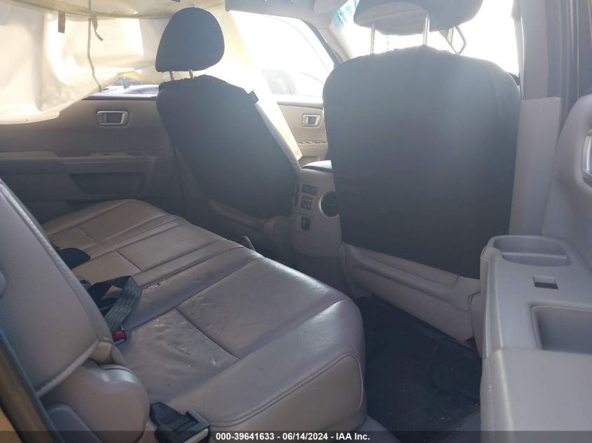 2012 Honda Pilot Ex-L VIN: 5FNYF4H50CB012423 Lot: 39641633