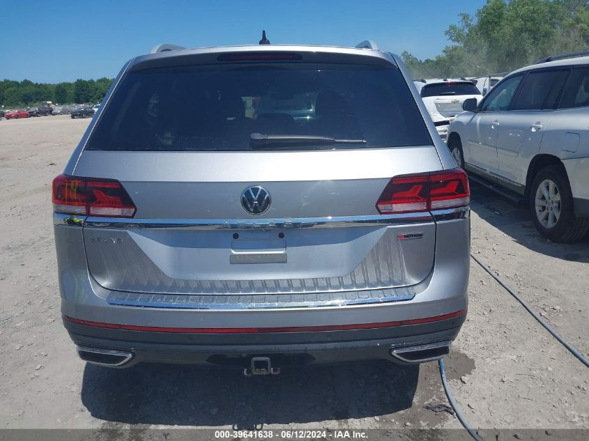 2021 Volkswagen Atlas 3.6L V6 Sel VIN: 1V2BR2CA8MC517841 Lot: 39641638