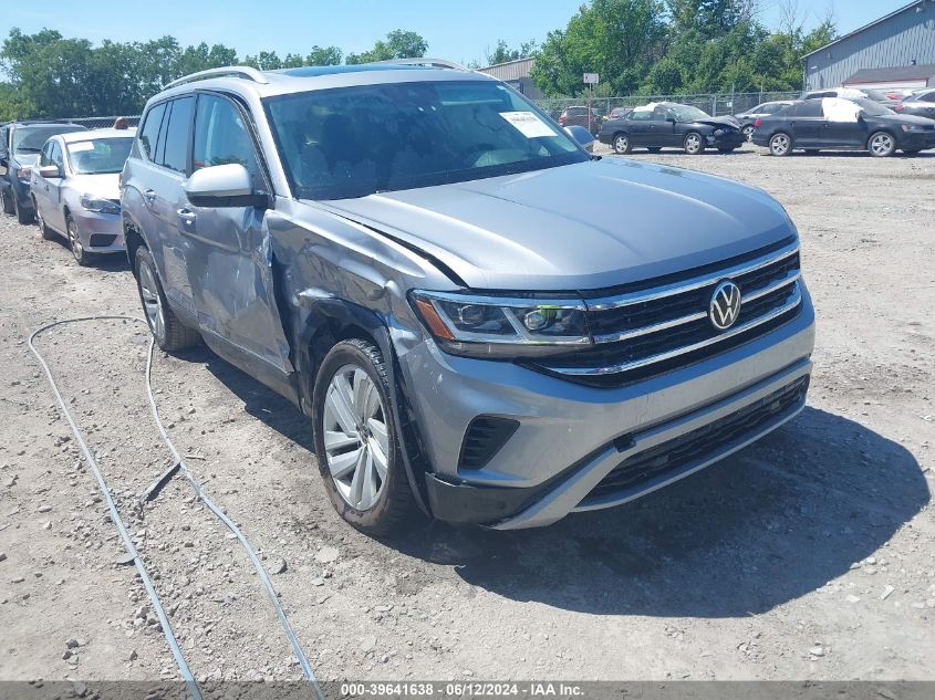 2021 Volkswagen Atlas 3.6L V6 Sel VIN: 1V2BR2CA8MC517841 Lot: 39641638