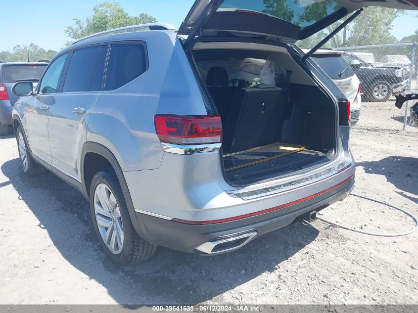 2021 Volkswagen Atlas 3.6L V6 Sel VIN: 1V2BR2CA8MC517841 Lot: 39641638