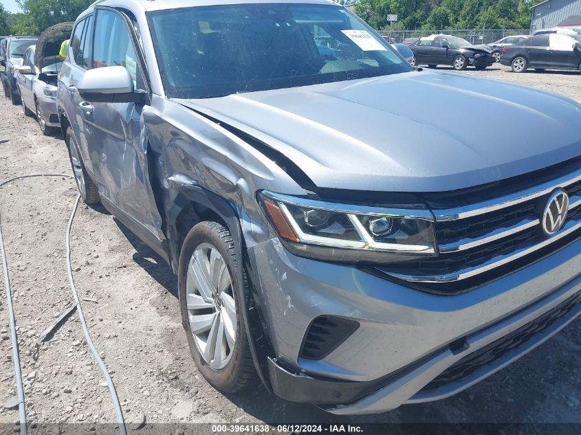 2021 Volkswagen Atlas 3.6L V6 Sel VIN: 1V2BR2CA8MC517841 Lot: 39641638