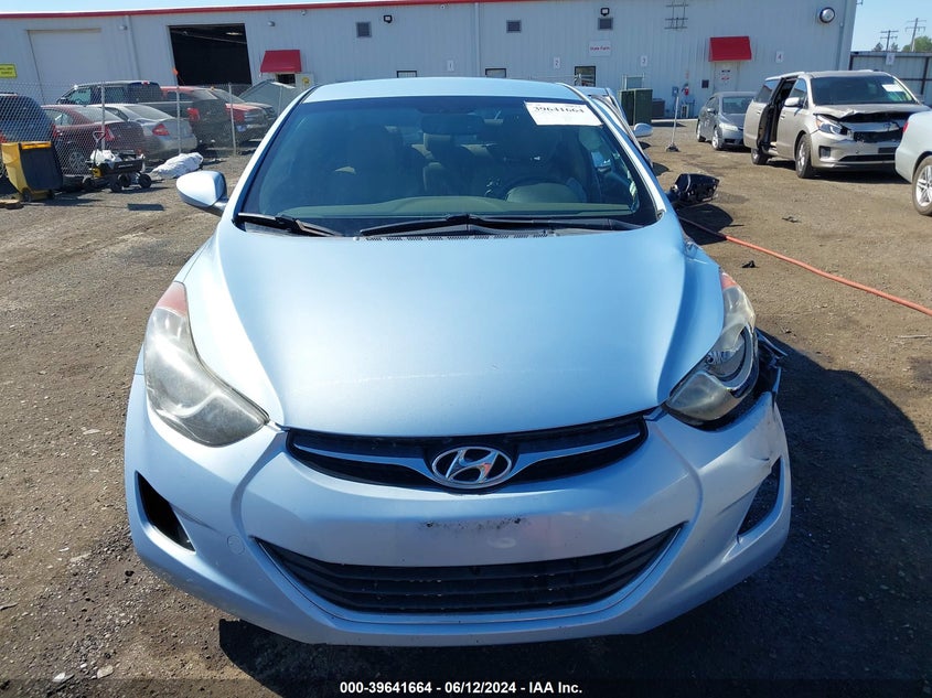 2013 Hyundai Elantra Gls VIN: KMHDH4AE4DU491260 Lot: 39641664