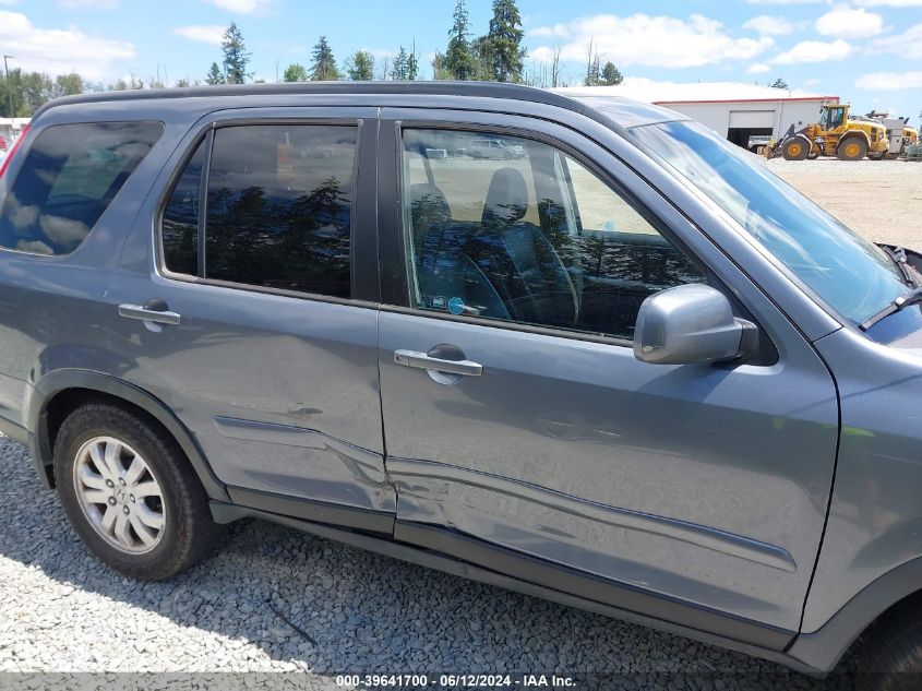 2006 Honda Cr-V Se VIN: JHLRD78906C038099 Lot: 39641700