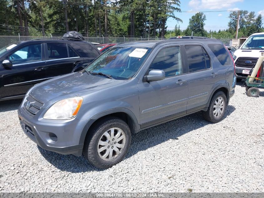 2006 Honda Cr-V Se VIN: JHLRD78906C038099 Lot: 39641700