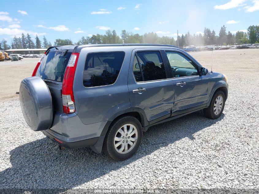 2006 Honda Cr-V Se VIN: JHLRD78906C038099 Lot: 39641700