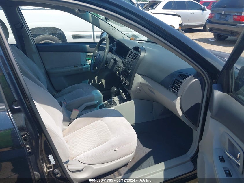 2007 Kia Spectra Ex VIN: KNAFE121875414807 Lot: 39641705