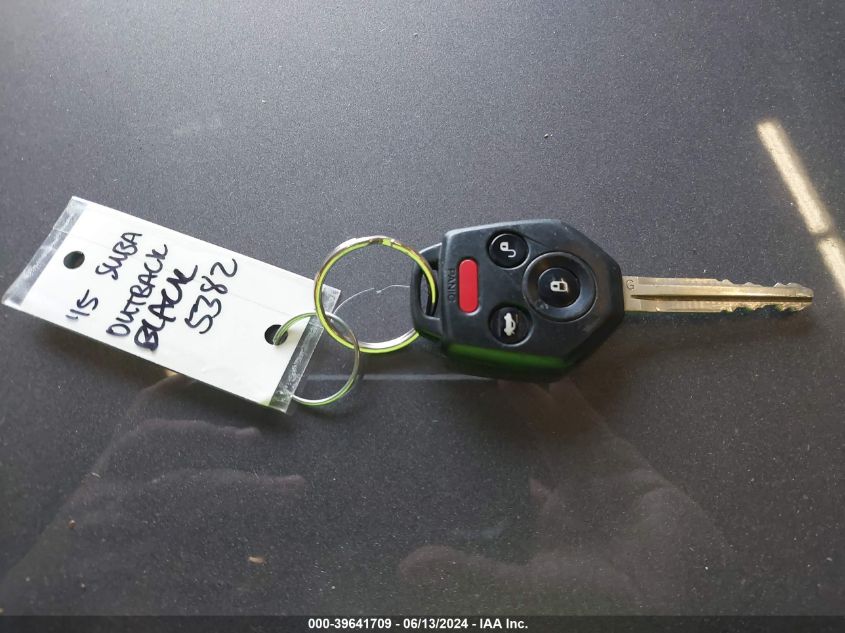 2015 Subaru Outback 2.5I Premium VIN: 4S4BSAFC1F3306962 Lot: 39641709