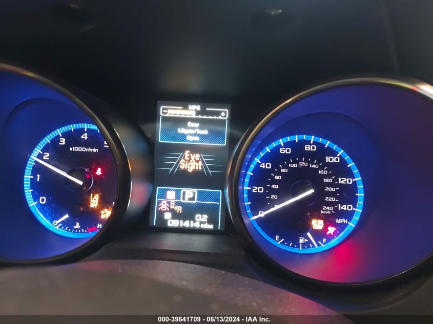 2015 Subaru Outback 2.5I Premium VIN: 4S4BSAFC1F3306962 Lot: 39641709