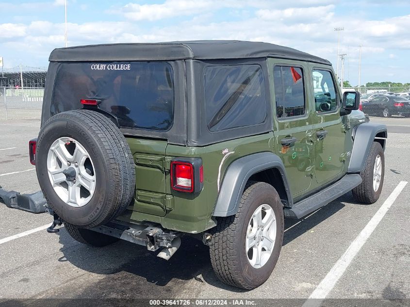 2020 Jeep Wrangler Unlimited Sport S 4X4 VIN: 1C4HJXDG9LW286710 Lot: 39641726