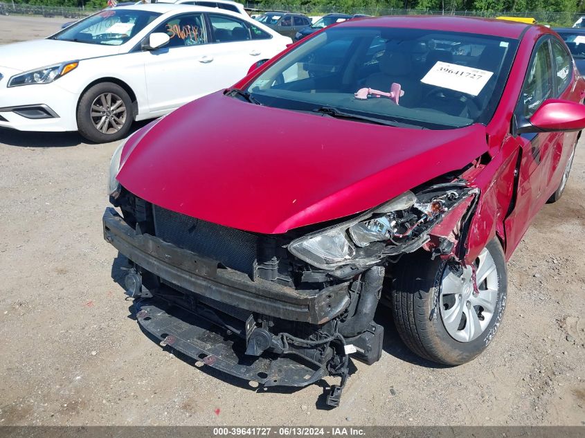 KMHDH4AE6GU584057 2016 Hyundai Elantra Se