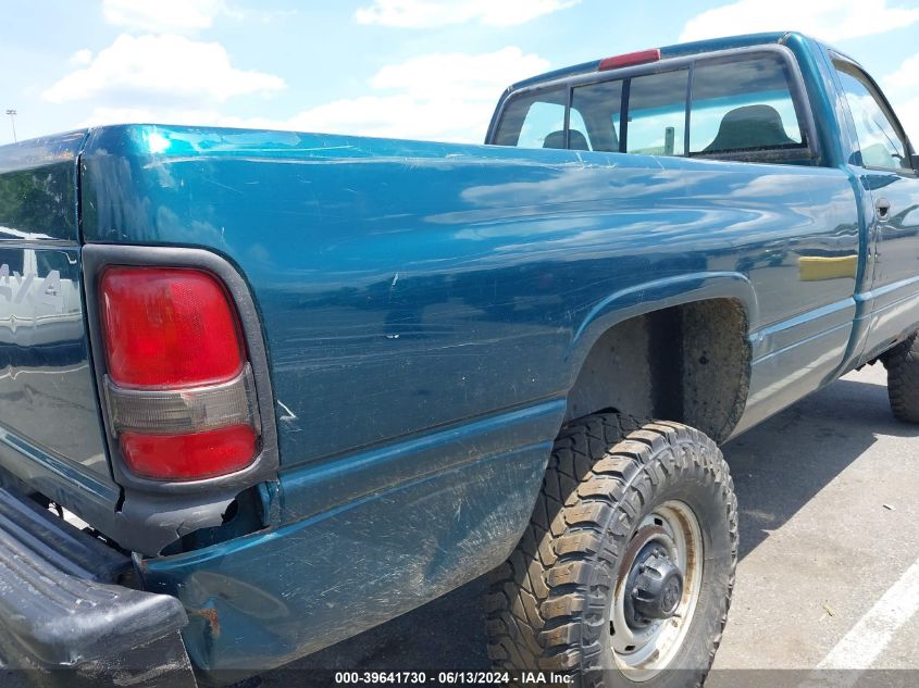 1997 Dodge Ram 2500 Lt VIN: 1B7KF26Z0VJ566413 Lot: 39641730