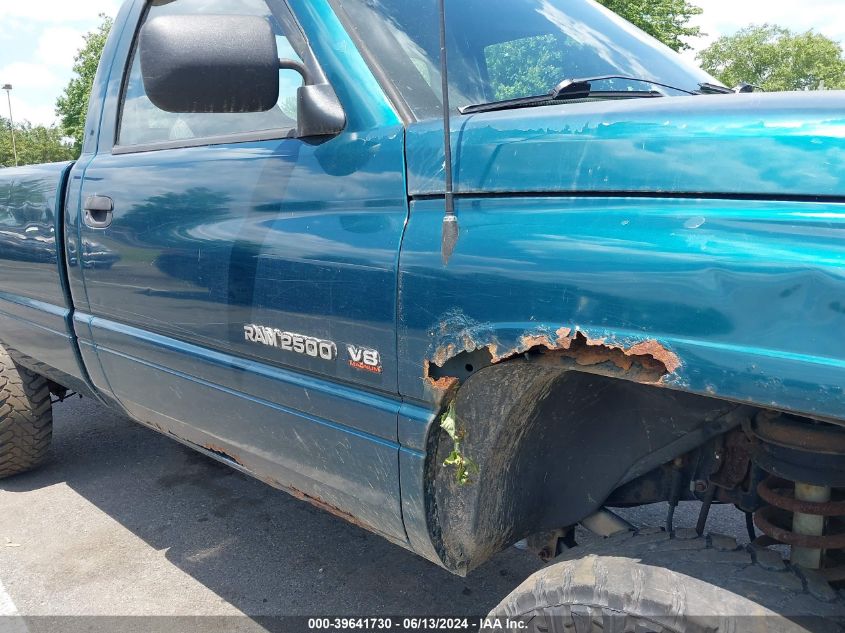 1997 Dodge Ram 2500 Lt VIN: 1B7KF26Z0VJ566413 Lot: 39641730