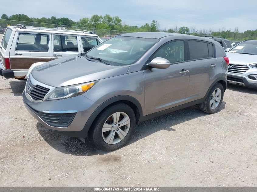 2013 Kia Sportage Lx VIN: KNDPB3A2XD7380438 Lot: 39641749