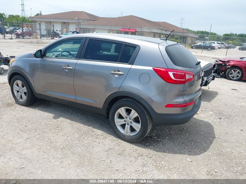 2013 Kia Sportage Lx VIN: KNDPB3A2XD7380438 Lot: 39641749