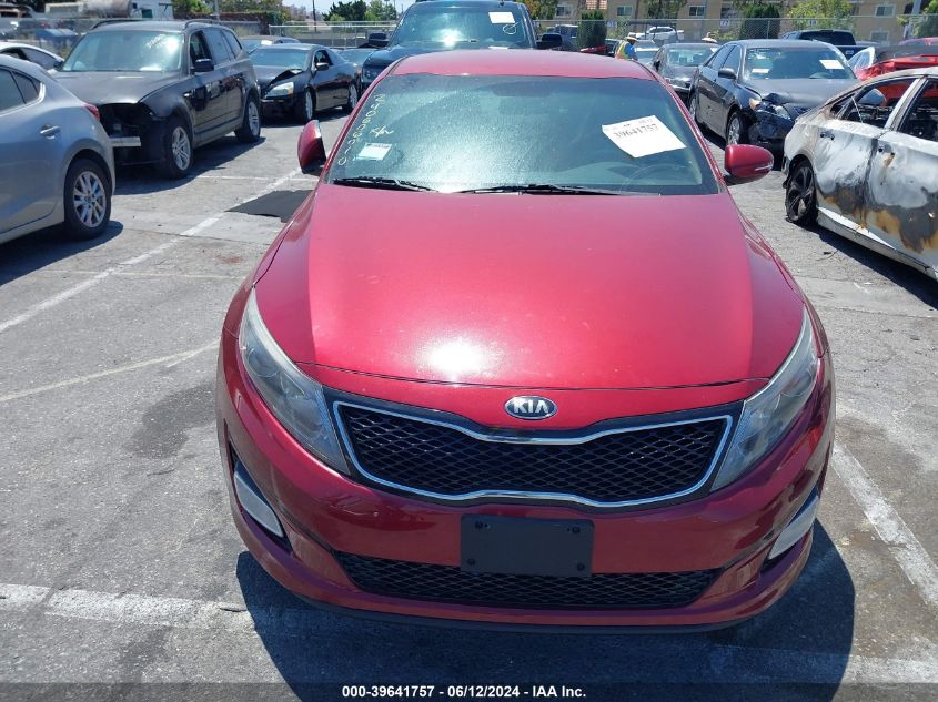 2015 Kia Optima Lx VIN: 5XXGM4A74FG477608 Lot: 39641757