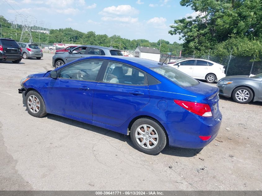 2014 Hyundai Accent Gls VIN: KMHCT4AE0EU738382 Lot: 39641771