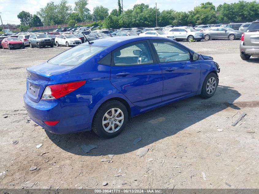 2014 Hyundai Accent Gls VIN: KMHCT4AE0EU738382 Lot: 39641771