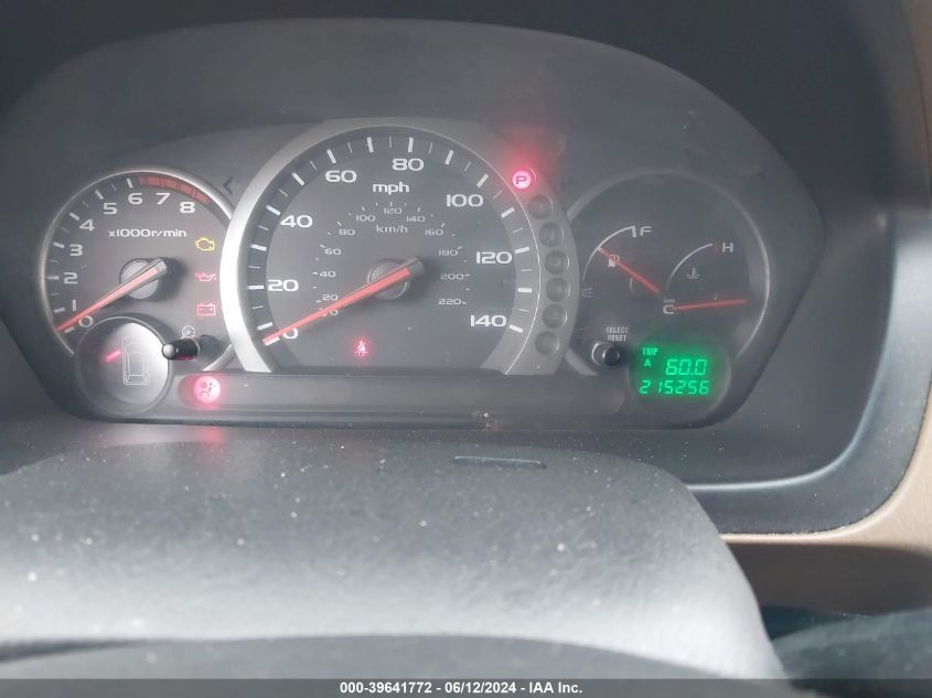 2005 Honda Pilot Ex-L VIN: 2HKYF18785H516853 Lot: 39641772