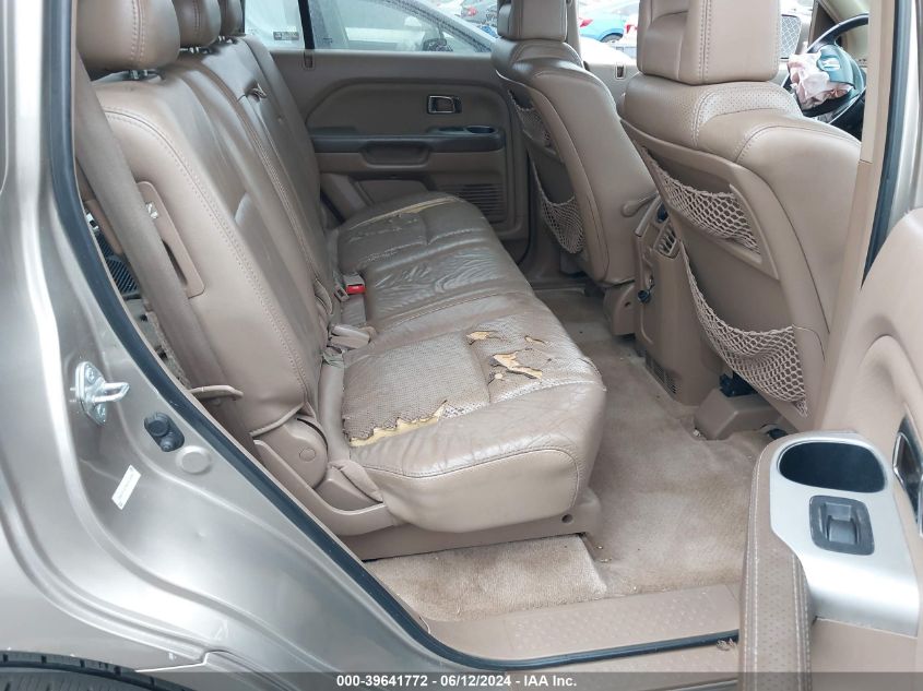 2005 Honda Pilot Ex-L VIN: 2HKYF18785H516853 Lot: 39641772