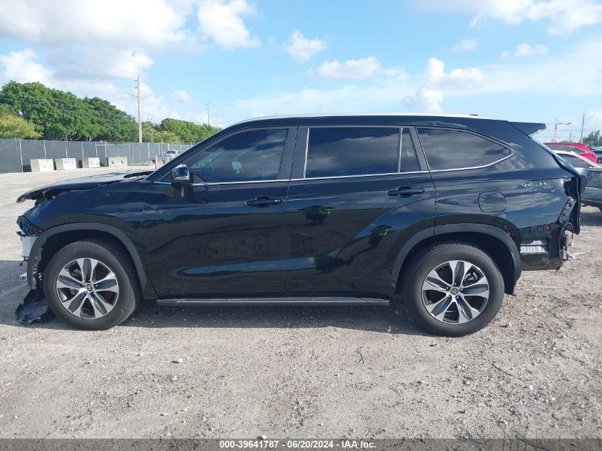 2023 Toyota Highlander Xle VIN: 5TDKDRAH5PS038093 Lot: 39641787