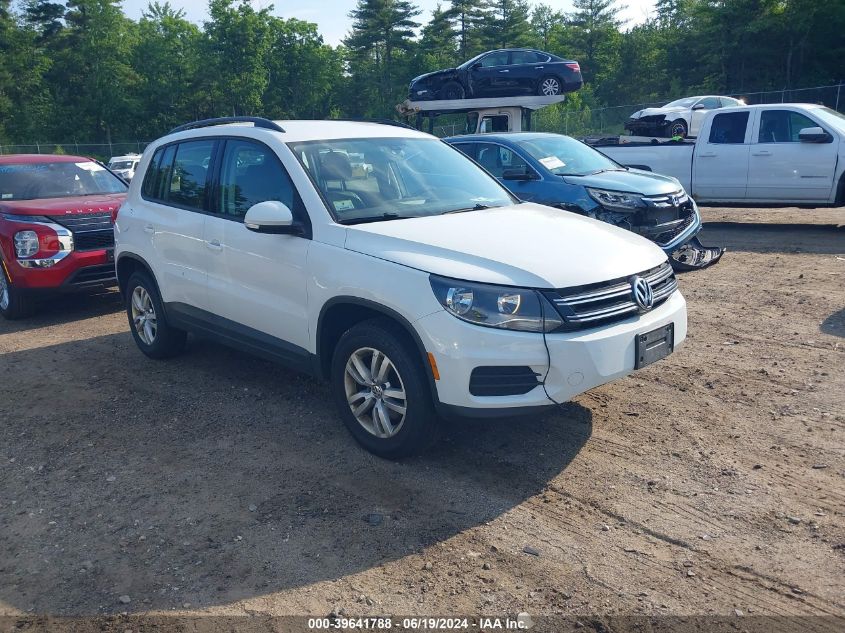 2016 Volkswagen Tiguan S/Se/Sel/R-Line VIN: WVGAV7AX2GK000246 Lot: 39641788