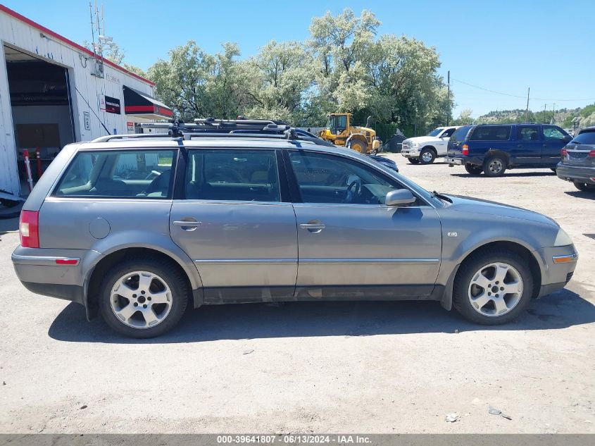 2004 Volkswagen Passat Glx VIN: WVWYH63B44E134952 Lot: 39641807