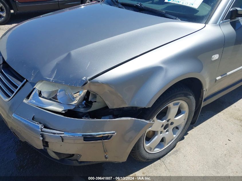 2004 Volkswagen Passat Glx VIN: WVWYH63B44E134952 Lot: 39641807