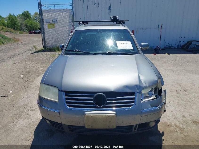 2004 Volkswagen Passat Glx VIN: WVWYH63B44E134952 Lot: 39641807