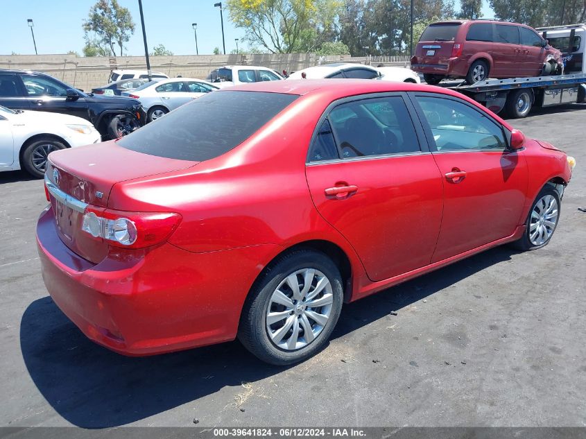 2013 Toyota Corolla Le VIN: 2T1BU4EE7DC029676 Lot: 39641824