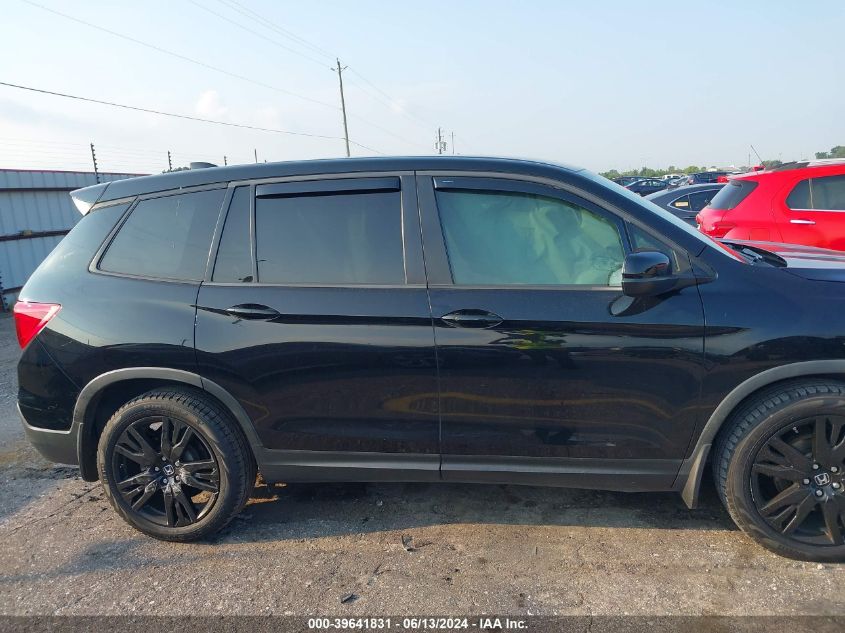 2019 Honda Passport Sport VIN: 5FNYF7H20KB009222 Lot: 39641831