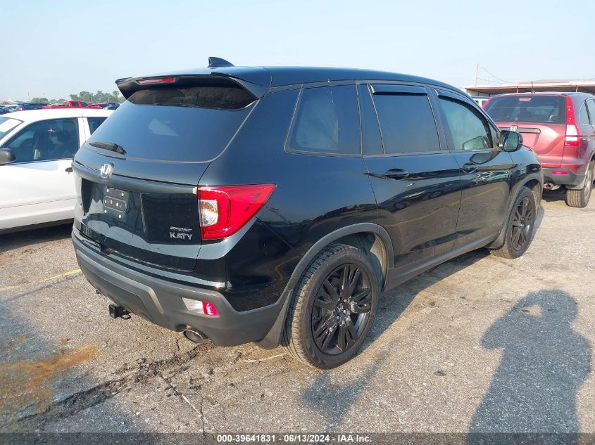 2019 Honda Passport Sport VIN: 5FNYF7H20KB009222 Lot: 39641831