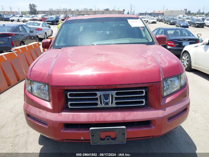 2006 Honda Ridgeline Rtl VIN: 2HJYK16526H517967 Lot: 39641852