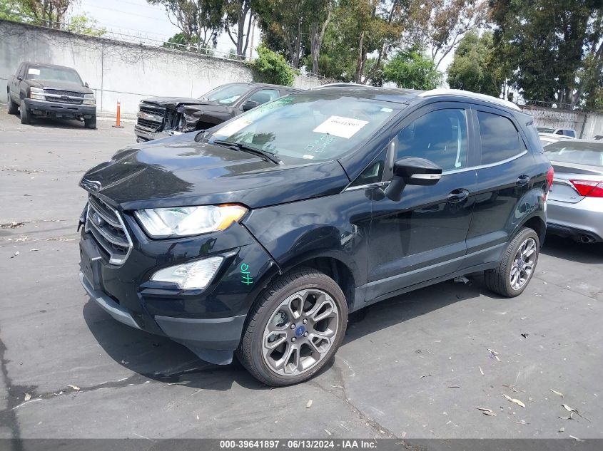 2020 Ford Ecosport Titanium VIN: MAJ6S3KL4LC357302 Lot: 39641897