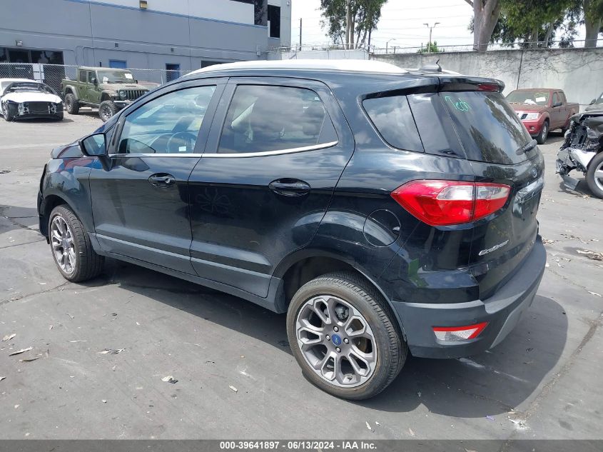 2020 Ford Ecosport Titanium VIN: MAJ6S3KL4LC357302 Lot: 39641897