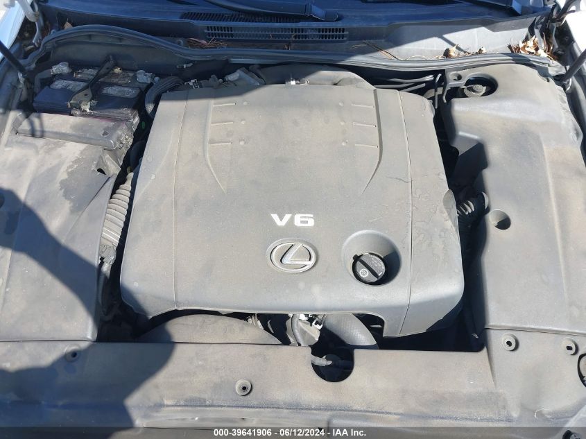 2009 Lexus Is 250 VIN: JTHBK262495087620 Lot: 39641906
