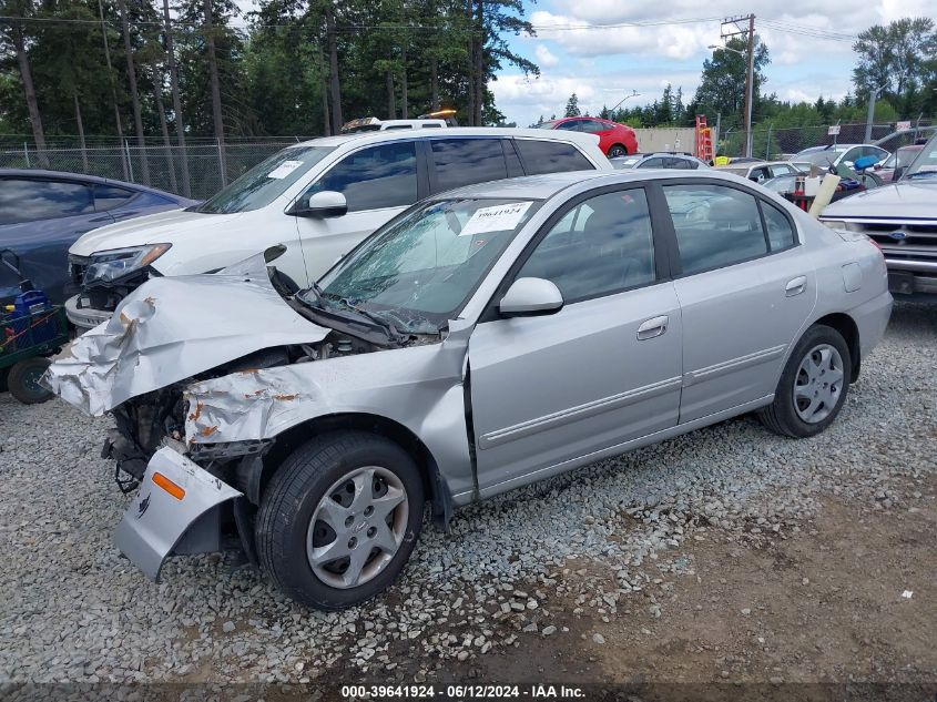 2004 Hyundai Elantra Gls/Gt VIN: KMHDN46D84U776584 Lot: 39641924