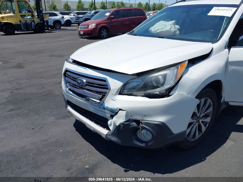 2017 Subaru Outback 2.5I Touring VIN: 4S4BSATC1H3356896 Lot: 39641925