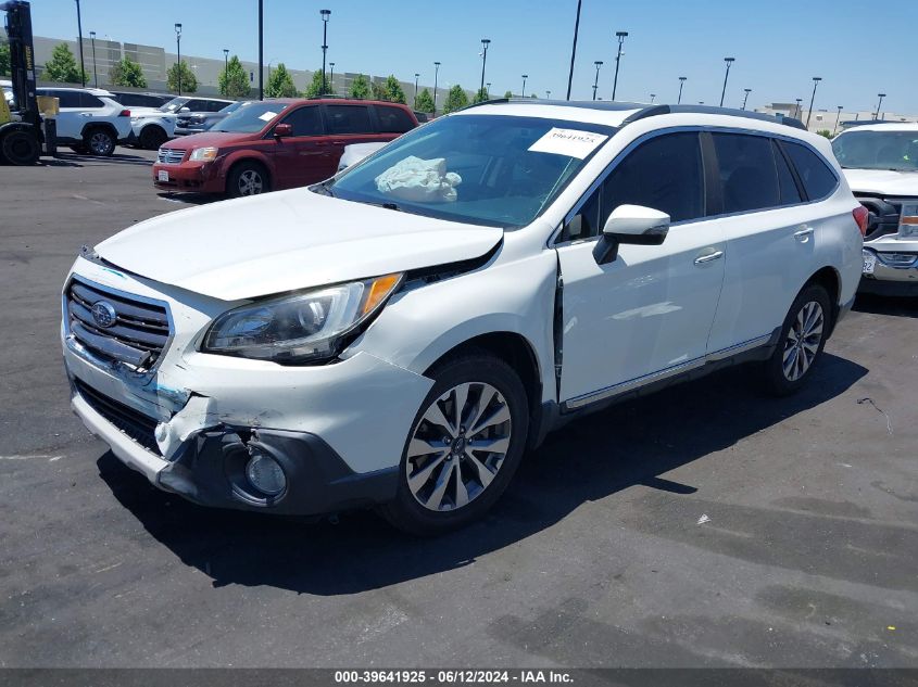 2017 Subaru Outback 2.5I Touring VIN: 4S4BSATC1H3356896 Lot: 39641925